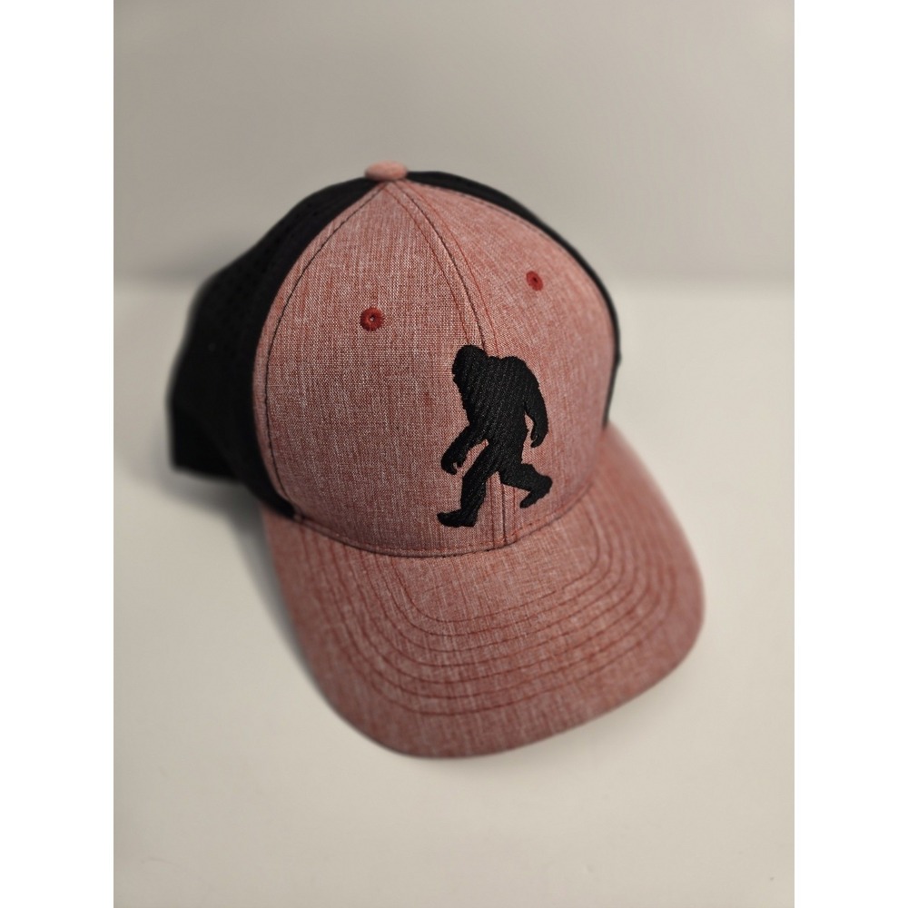 Sasquatch Snapback Trucker Hat Mesh Pre-Curved Bill‎ Baseball Cap Bigfoot NEW